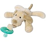 Hibery Puppy Pacifier, Brown Plush Animal Pacifier, Infant Pacifier for Newborn Boy&Girl