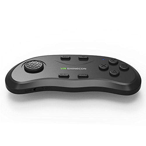3D Glasses Bluetooth Remote Controller, CEStore Ergonomically & Arc design lightweight 3D Virtual Reality Glasses remote Handle w/ LED indicator light, movement location & Intelligent power-saving