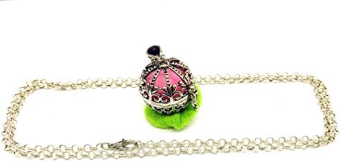 Aromatherapy Jewelry Necklace Locket Style Pendant Essential Oil Difusser Colorful Cashmere Release - Aztekium ritteri