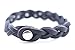 The Oil Lab Braided Leather Diffuser Bracelet (7.5” - Navy Blue)