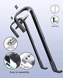 Soqool Laptop Stand for Desk, Ergonomic Detachable