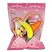 OYE HOYE 5 Pcs Jumbo Squishies Strawburry Lemon Banana Pineapple Ice Cream Slow Rising Squeeze Kawaii Scented Charms Stress Relief Squishy Toys