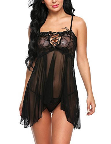 Avidlove women strappy sexy lingerie set babydoll lace …