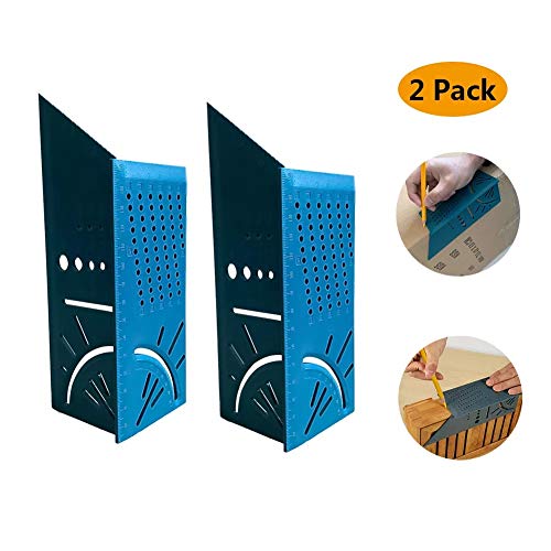 Woodworking Scribe 3D Mitre Angle Measuring Square scriber Size Measure Tool - Gauge Ruler