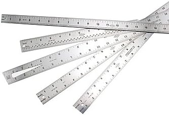 Gaebel Two-Sided Steel Rulers 24 in.