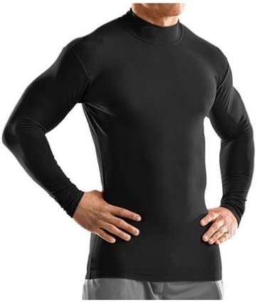Voodoo Skinz Moisture Wicking Long Sleeve Black Compression Shirt, 3XL
