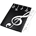 Presentation Folder Unfold Music Holder Glossy Six Pages.(Black)