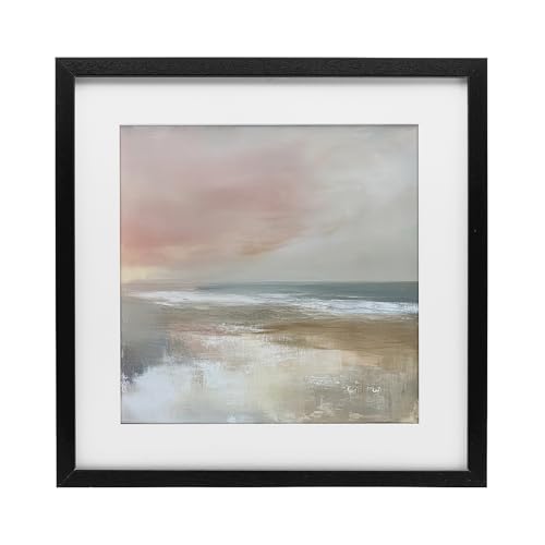 Stupell Industries Muted Landscape Marsh Waters Gray Framed Print Under Glass,…