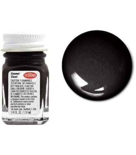 Amazon.com: Testors Enamel Paint 1/4 ounce Black Metallic by Amazon.com: Testors Enamel Paint 1/4 ounce Black Metallic by