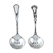 Mud Pie Salsa Ladle Set, Silver