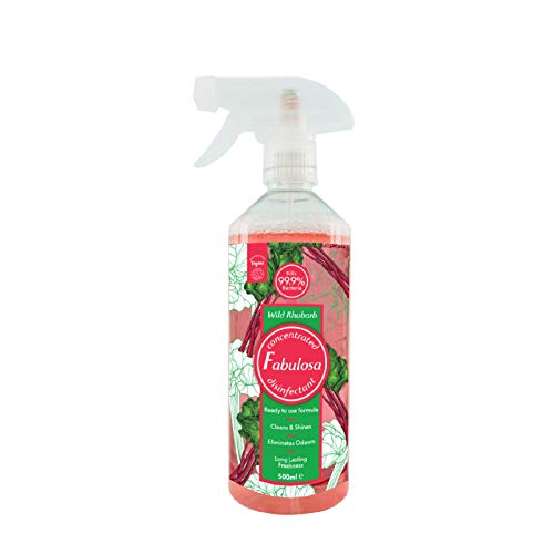 Fabulosa Antibacterial Disinfectant Spray, All Purpose Multi Surface Cleaner, 500ml, Individual, Wild Rhubarb