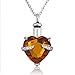 12 Colors Heart Crystal Cremation URN Necklace for Ashes Jewelry Memorial Keepsake Pendant