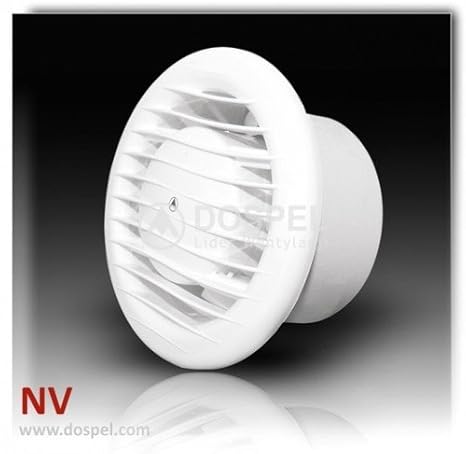 Blanco 4 "/ 100mm 230v pared / techo ventilador extractor de