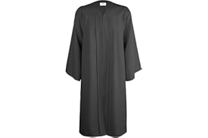 TngHui Unisex Matte Graduation Gown for High School,Choir Robes for Church, Judge Robes Costume 12 Colors