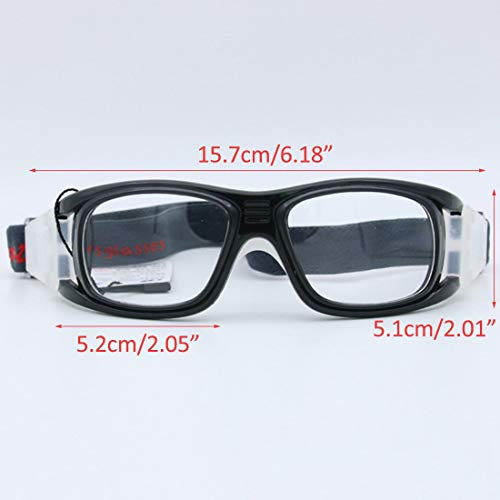 Freahap Sports Goggles Safety Eyewear Glasses for Basketball Hockey Protective Gear Black