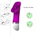 Tongue Vibrant Toy For Women, Oral Tongue Simulator Stimulator, Waterproof 30-frequency Vibration Wand, Multi Speed Wireless Clitorial Sucking Toy for Adult Couples, Purple & White