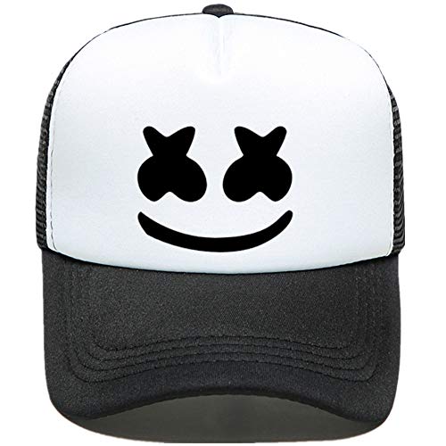 Hip Hop Snapback DJ Rock Cap Adjustable Baseball Cap Adult Youth Unisex Black