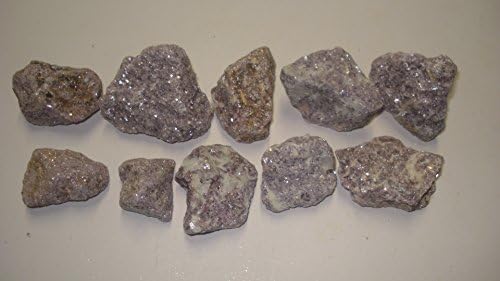 (#5) 10pc Lepidolite Wholesale Large Premium Quality From Brazil Raw Rough 100% Natural Crystal Gemstone Specimen