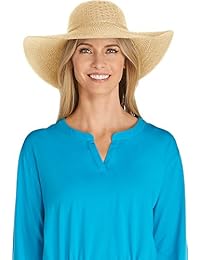 Coolibar UPF 50+ sombrero con borde ancho para mujeres, de protector solar