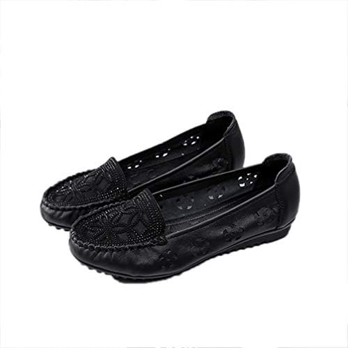 レディース フラットシューズ 歩きやすい ローヒール モカシン スリッポン 履きやすい 柔らかい 通気性 メッシュ ローファー 大きいサイズ 靴 可愛い カジュアルシューズ 軽量 滑り止め ぺたんこ 通学 通勤 Teamdriven Us