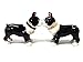 Pacific Giftware Salt & Pepper Shakers - Boston Terrier Pups Magnetic Salt and Pepper Shakers