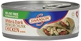 Swanson White & Dark Premium Chunk Chicken, 4.5 Ounce (Pack of 24)