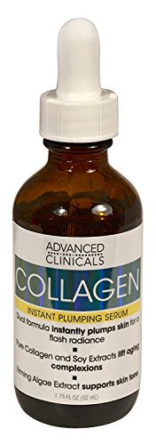 Advanced Clinicals Collagen Facial Serum - Reduces the appearance of wrinkles, dark circles, and fine lines. (1.75 ounces)