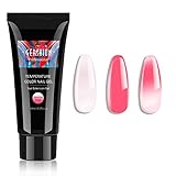 Gershion Poly Nail Extension Gel 60ml 2.02oz,Pink Temperature Color Changing Nail Gel Nail Extension Gel Nail Extension Gel Nail Enhancement Builder Gel