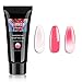 Gershion Poly Nail Extension Gel 60ml 2.02oz,Pink Temperature Color Changing Nail Gel Nail Extension Gel Nail Extension Gel Nail Enhancement Builder Gel