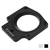 Kyostar 102mm Aluminum Throttle Body Spacer Adapter Intake Manifold Fit for LS LS1 LS2 LS3 LS4 LS6 LS7 LSX(Black)