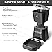 HICTOP Automatic Pet Feeder | Auto Pet Dog Timed Programmable Food Dispenser Feeder for Medium Small Pet Puppy Kitten – Portion Control Up to 4 Meals/Day 7L(Black)thumb 2