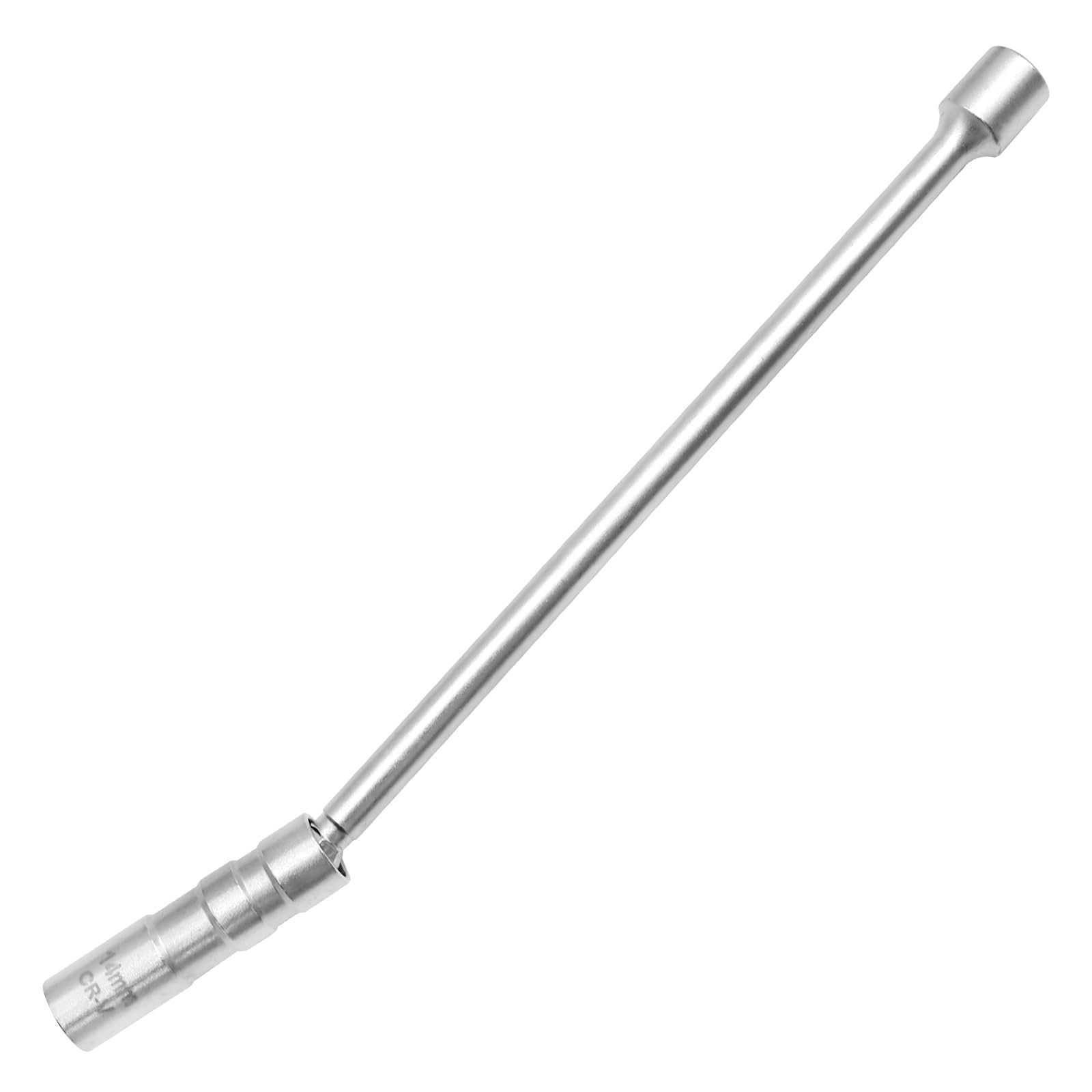Hoypeyfiy 14mm Spark Plug Socket, Magnetic 360° Swivel Driver Set, 12 Point Flexible Wobble Thin Wall Removal Tool