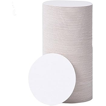 Amazon.com: BAR DUDES Paper Coasters 100 Pack - 3.5