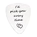 O.RIYA I'd Pick You Every Time Guitar Pick, Musical Gift, Anniversary Day, Unisex Gift, Music, Father's Day, Valentine's Day, Men, Gift for Him