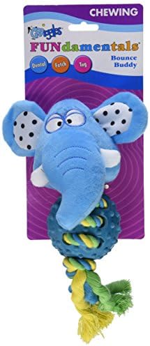 Grriggles Fundamentals Dog Toy, Bounce Buddy, Elephant