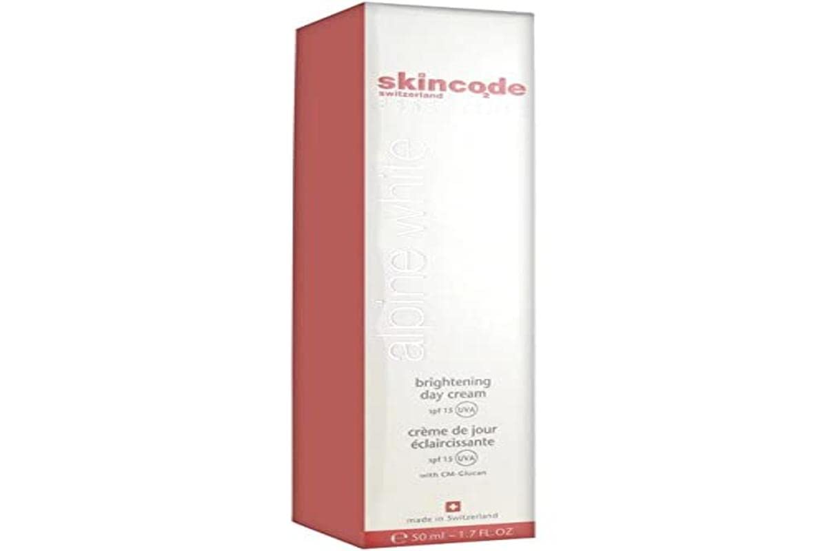 Skincode Essentials Alpine White Brightening Day Cream SPF15 UVA 50ml