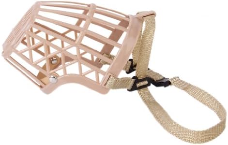Adjustable Pet Dog Basket Muzzle Mask Cage Mouth Mesh Cover (4#) by RYHTHYHTJUYQSD