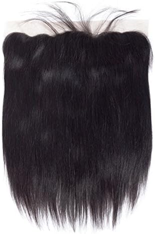 Mornice Hair 10A 13x4 Lace Frontal Closure Straight Ear to Ear Free Part Virgin Human Hair Extensions Top Lace Front Natural Color