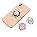 Cell Phone Ring Holder, 3Pack Panda Phone Stand Smartphone Finger Grip Metal Loop Adjustable Mobile Kickstand for Magnetic Car Mount iPhone Samsung Galaxy Pop Hand Desk Iring Black Rose Gold Silver