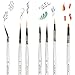 Best Model Miniature Paint Brushes - Small Detail Paint Brush Set - 7 pcs Model Paint Brushes for Miniature Painting, Fine Detailing – Tiny, Mini, Micro Fine Paint Brush Kits