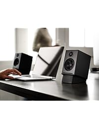 Motor de audio A2 + (PR.) Sistema de altavoces con 2 vías, Negro