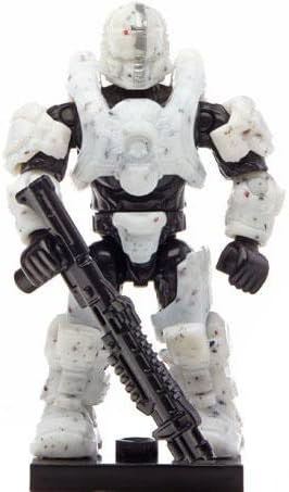 Halo Mega Bloks LOOSE Minifigure UNSC White Spartan Gungnir [Alpha Series]