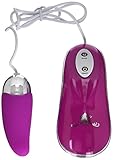 ROWAWA ® Bullet vibration 12 intense functions silicone material,1.7 inch head build-in LED light-Purple