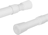 Youyijia Shower Curtain Pole 2 Pack Telescopic 103-190cm No Drill