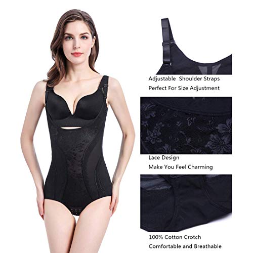 DIZTIE-Shapewear-Donna-Body-Shaper-Donna-Dimagrante-Seamless-Corsetto-Modellante-Piacevole-Modella-Tuta-con-Gancio-Bustino-Donna-Shaping-Body-con-Nylon-e-Elastane