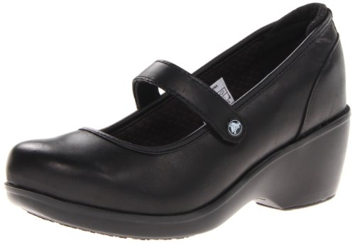 Crocs Women's Ginger Mary Jane,Black/Black,6 M US
