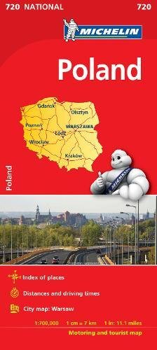 Poland - Michelin National Map 720 (Michelin National Maps) by Howard Hughes (Map)