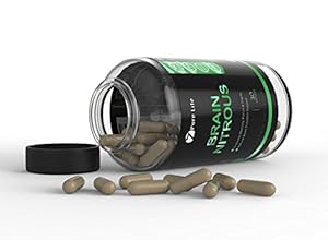 Brain Nitrous - Natural Brain Function Support for Memory, Focus & Clarity - Mental Performance Nootropic - Physician Formulated To Provide Optimum Brain Function