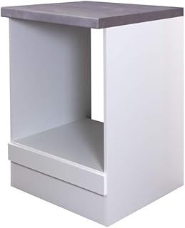 Smart Möbel Herd-Umbauschrank 60 cm Weiß - Nawa