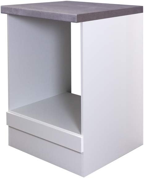 Smart Möbel Herd-Umbauschrank 60 cm Weiß - Nawa